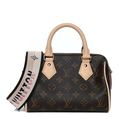 Louis Vuitton Monogram Speedy Bandouliere 20 Black 1 of 12