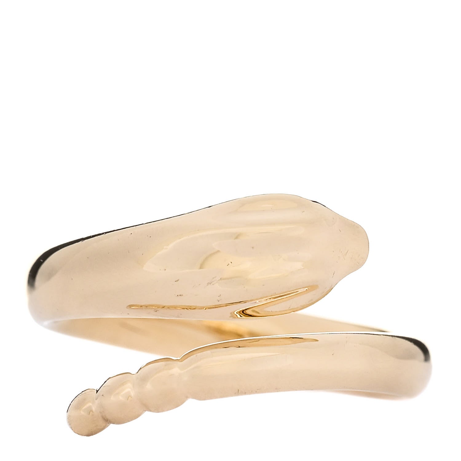 Tiffany 18K Yellow Gold Elsa Peretti Snake Ring 50 5.5 1 of 4