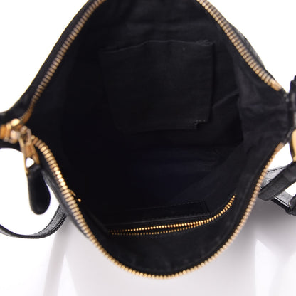 Balenciaga Agneau Giant 12 Gold Hardware Flat Crossbody Black 11 of 13