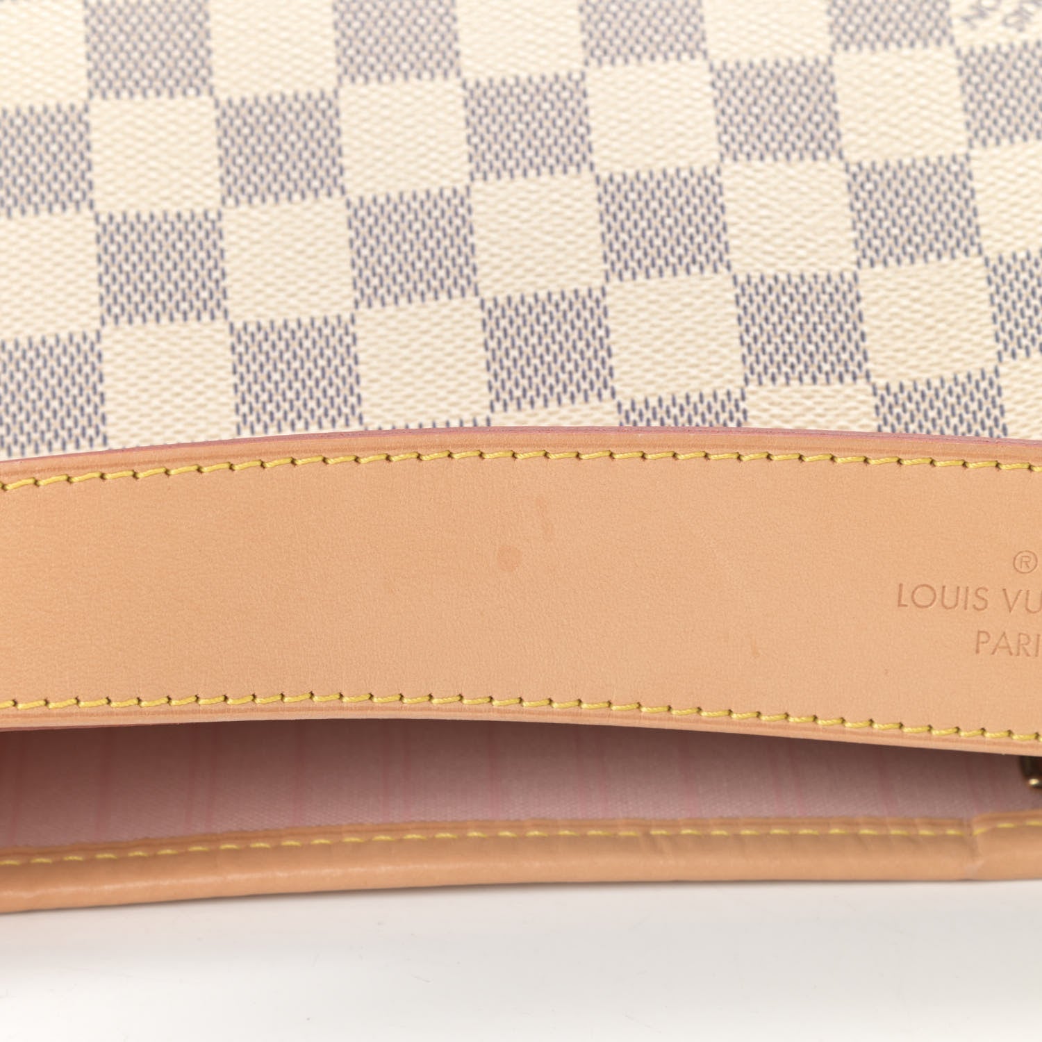 Louis Vuitton Damier Azur Delightful MM Rose Ballerine 11 of 12