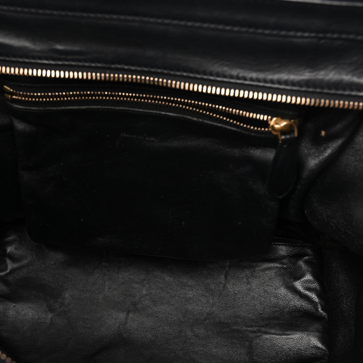 Celine Smooth Calfskin Mini Luggage Black 5 of 9