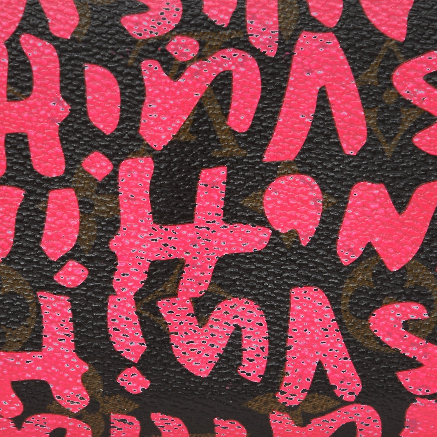 Louis Vuitton Monogram Graffiti Zippy Wallet Fuchsia 8 of 9