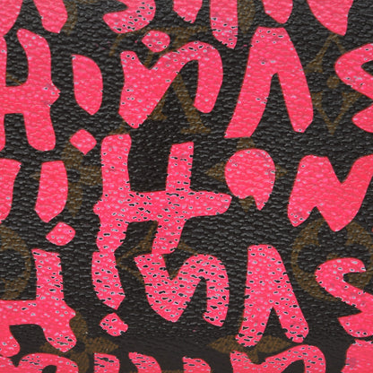 Louis Vuitton Monogram Graffiti Zippy Wallet Fuchsia 8 of 9
