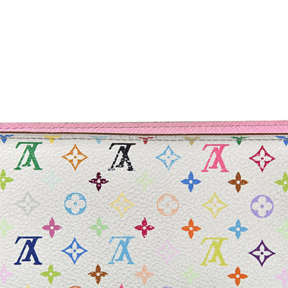 Louis Vuitton Monogram Multicolor Insolite Wallet White Litchi 12 of 18