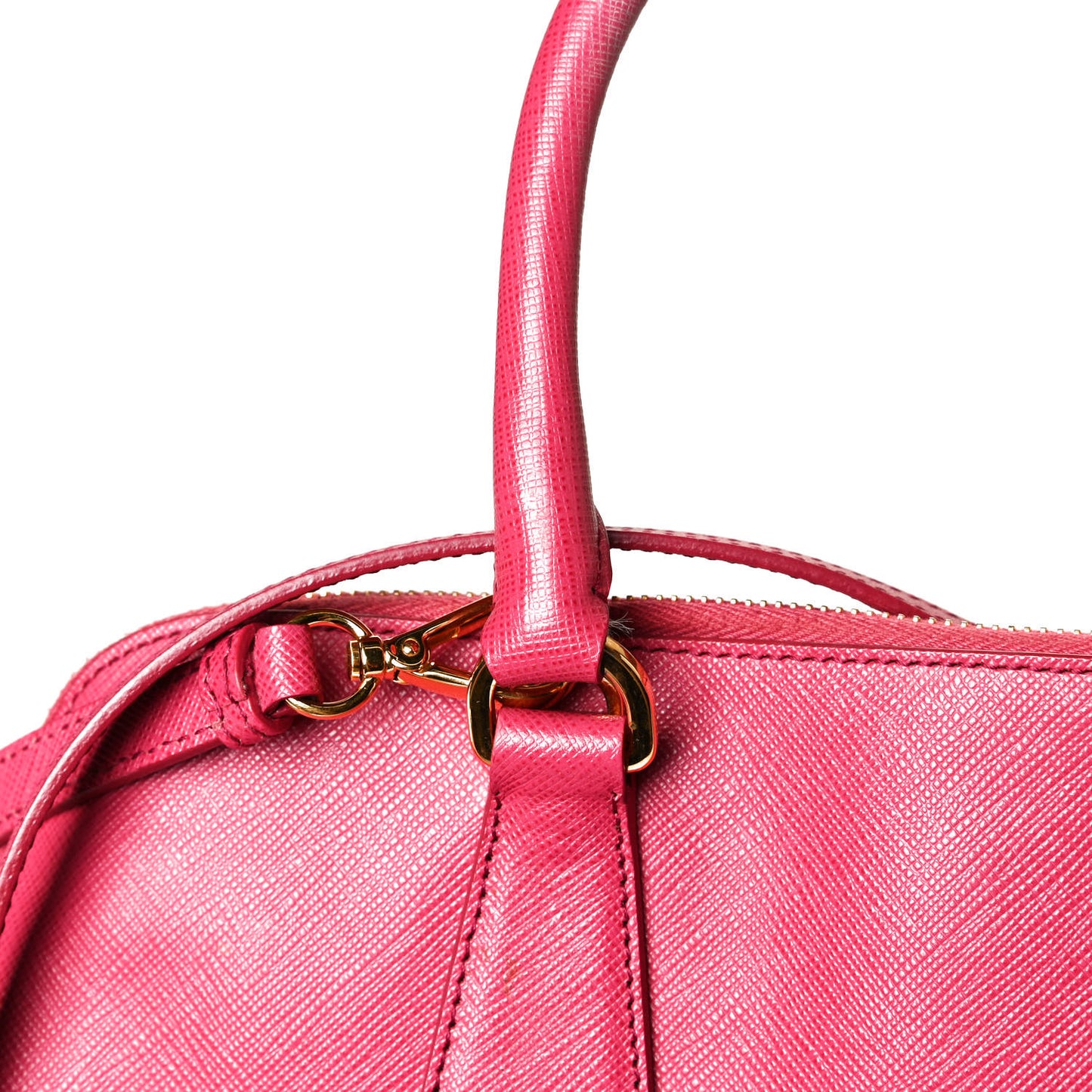 Saffiano Lux Medium Promenade Tote Peonia