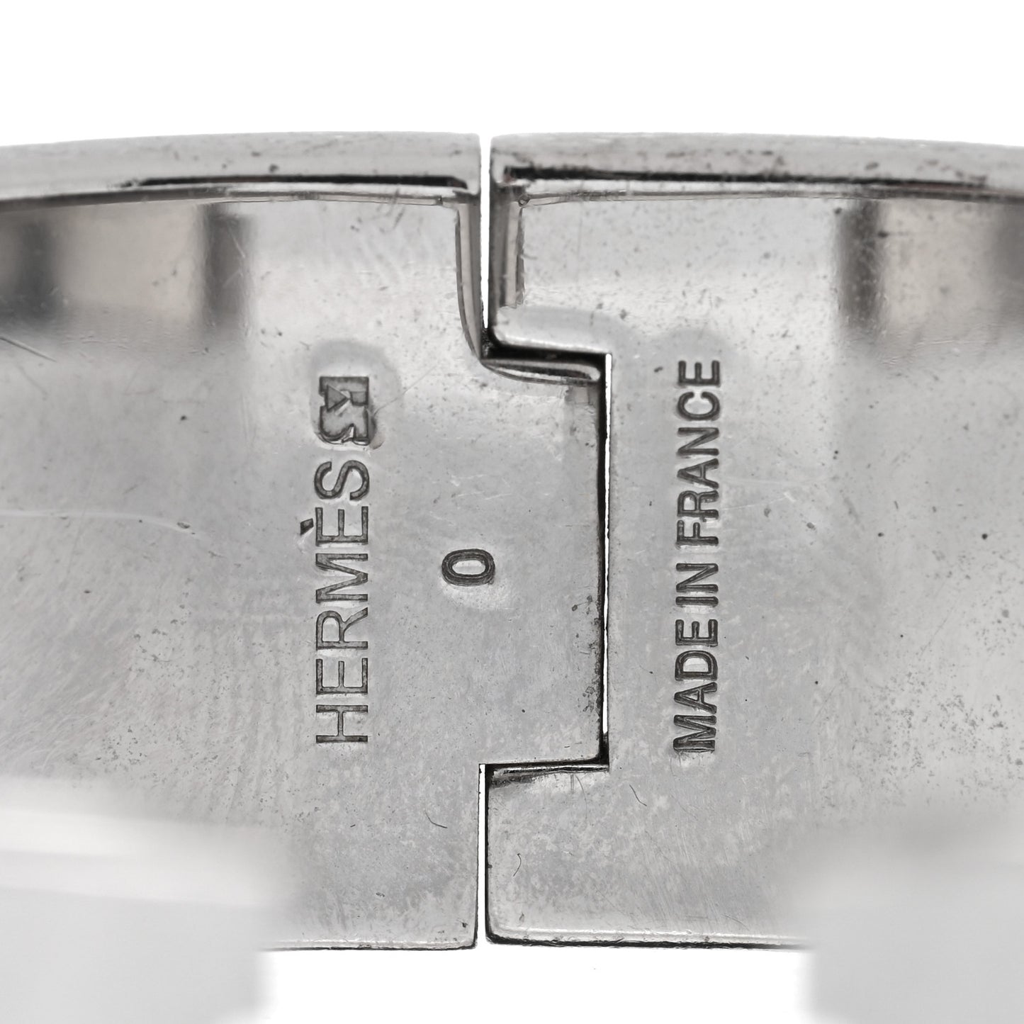 Enamel Wide Clic Clac H Bracelet PM Black