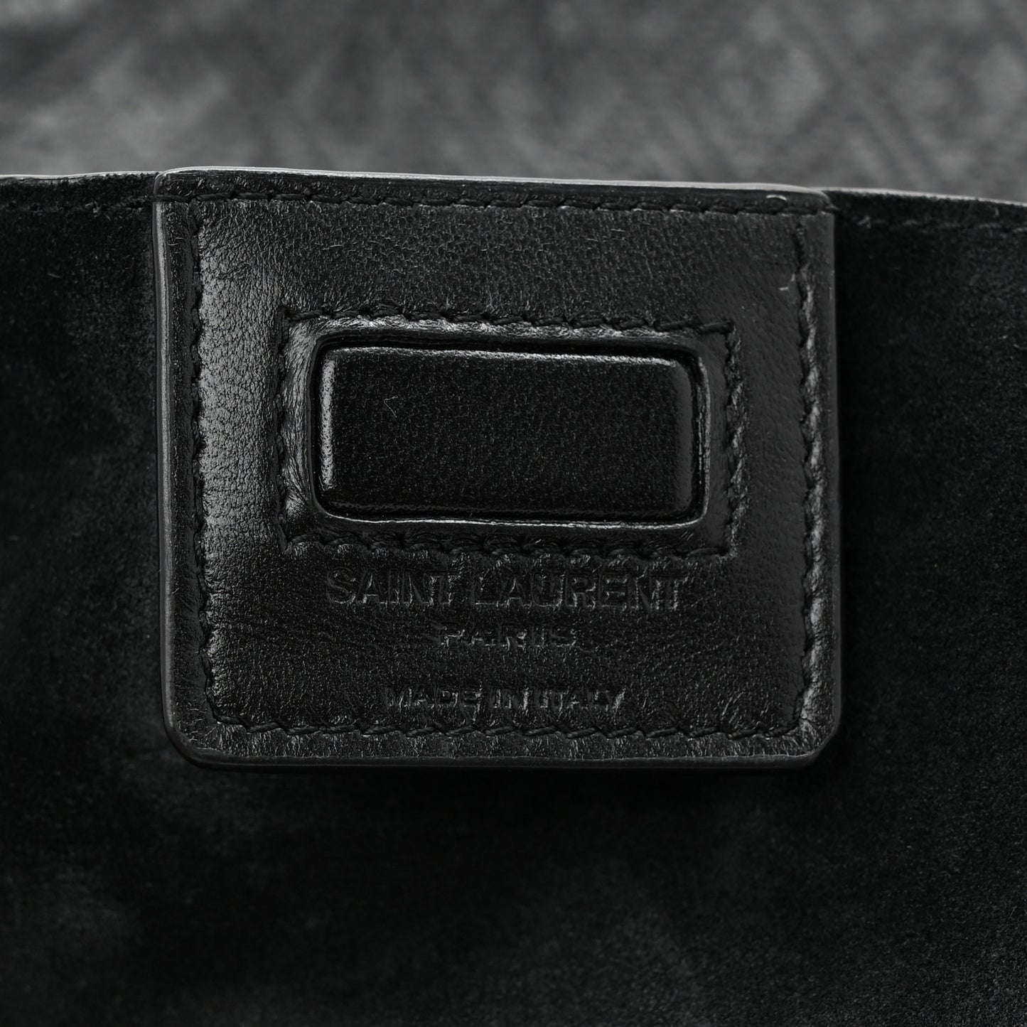 Calfskin Monogram Deli Paper Bag  Vintage Black
