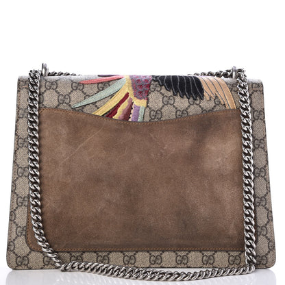 Gucci GG Supreme Monogram Embroidered Medium Dionysus Shoulder Bag Taupe 11 of 11