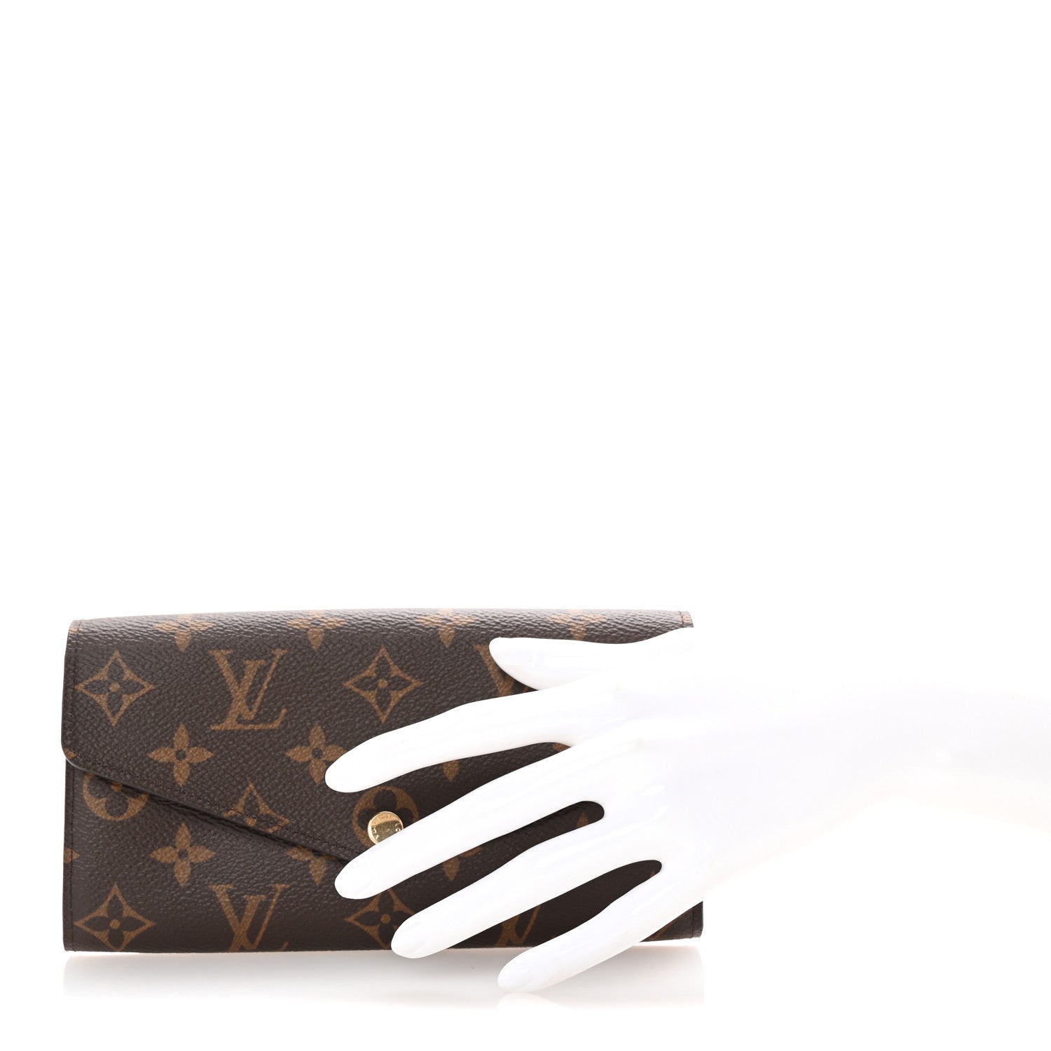 Louis Vuitton Monogram Sarah Wallet NM Rose Ballerine 2 of 7