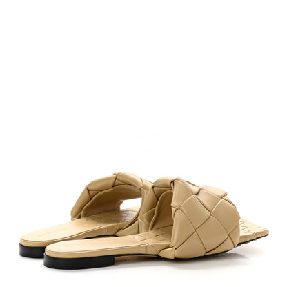 Bottega Veneta Nappa Maxi Intrecciato Lido Flat Sandals 39 Cane Sugar 4 of 8