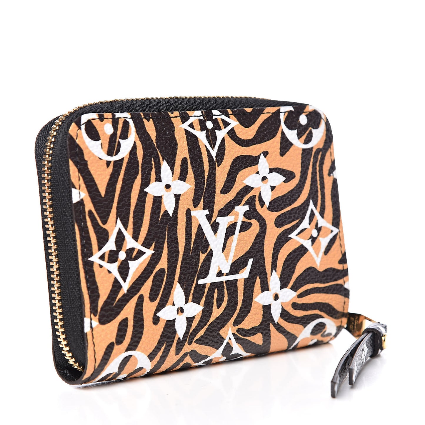 Monogram Giant Jungle Zippy Coin Purse Black