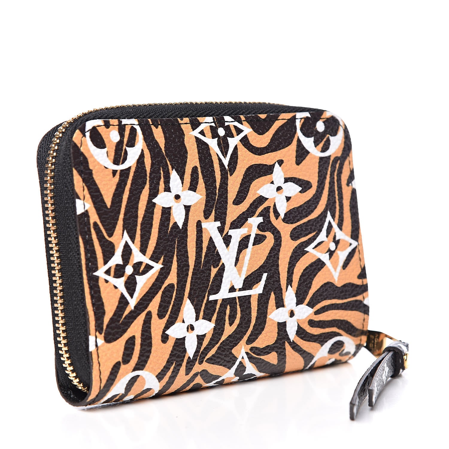Louis Vuitton Monogram Giant Jungle Zippy Coin Purse Black 3 of 8
