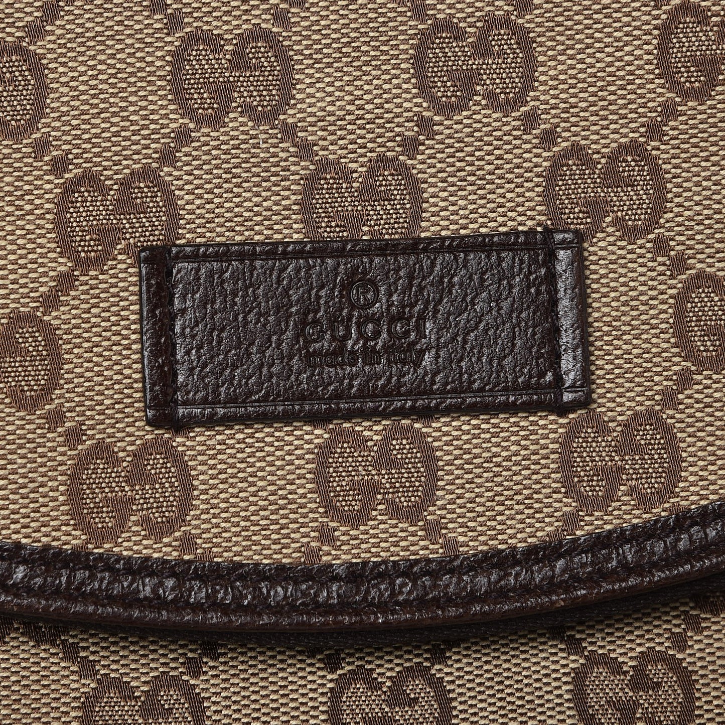 Monogram Natural Pigskin Large Diaper Bag Beige Ebony Cocoa Dark Chocolate