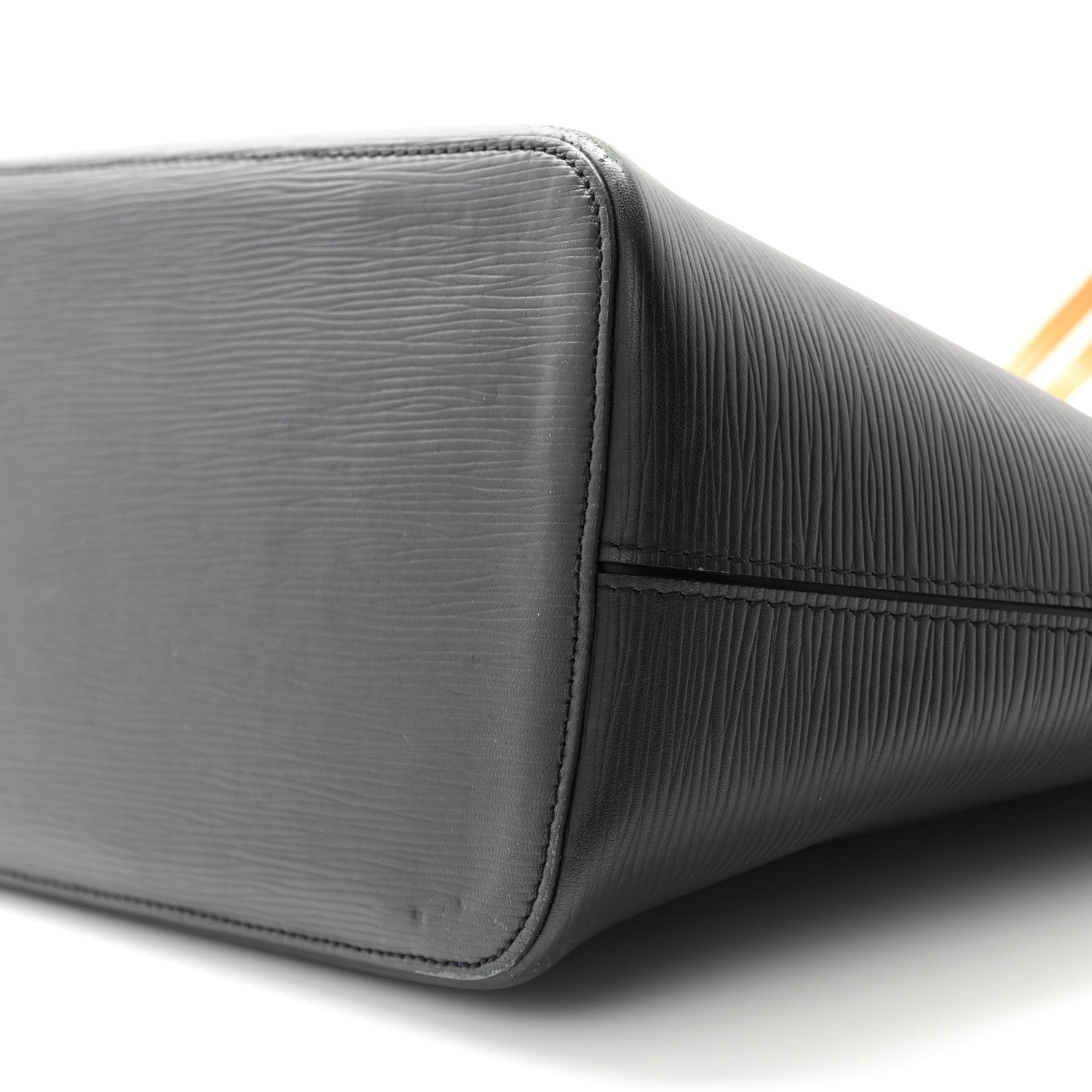 Louis Vuitton Epi Neverfull MM Noir Figue Safran 9 of 14