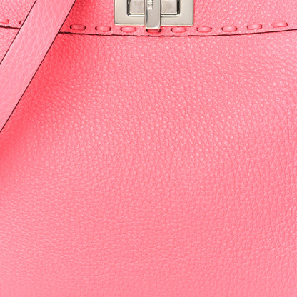 Fendi Cuoio Roma Sellerissima Nappa Sintetica Tape Stitch Small Peekaboo I SEE U Satchel Pink Dalia 8 of 13