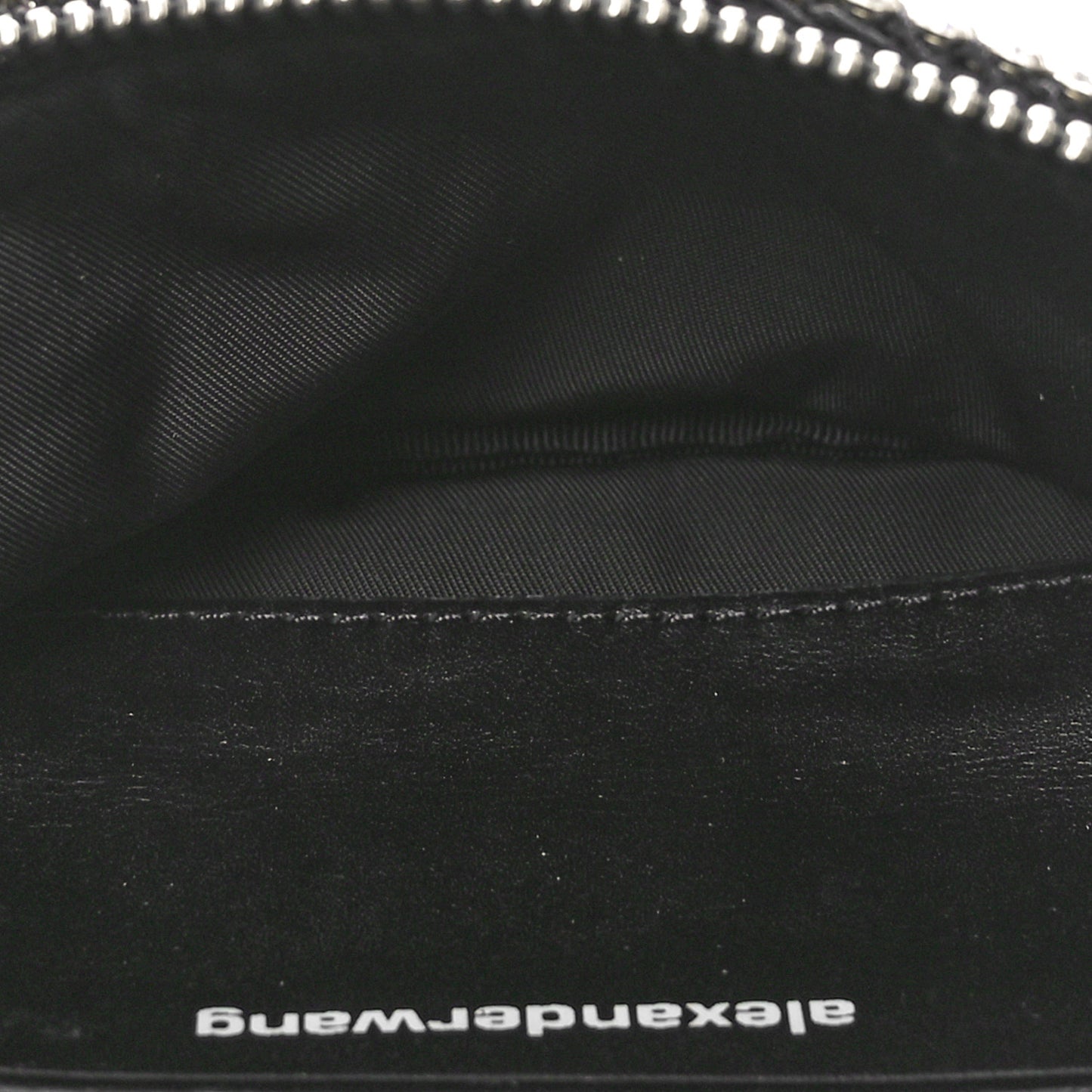 Rhinestone Mesh Mini Attica Belt Bag Black