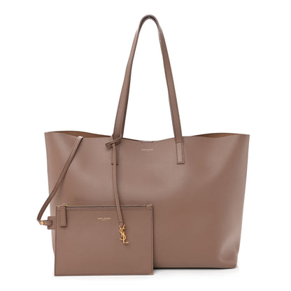 Saint Laurent Calfskin Large Shopping Tote Nude Powder 2 of 12