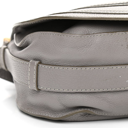 Chloe Calfskin Medium Marcie Round Crossbody Bag Cashmere Grey 16 of 32