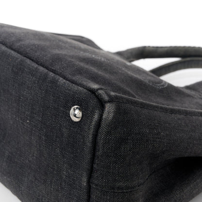 Prada Canapa Small Logo Tote Black 12 of 16