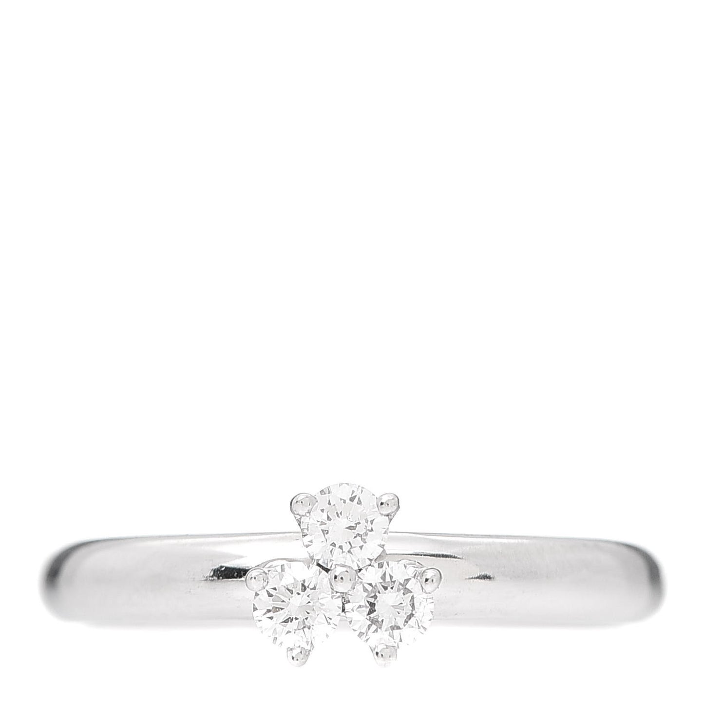 Platinum Diamond Aria Band Ring 50 5.5