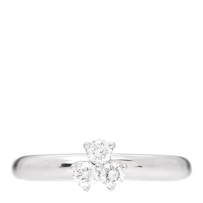 Tiffany Platinum Diamond Aria Band Ring 50 5.5 1 of 4