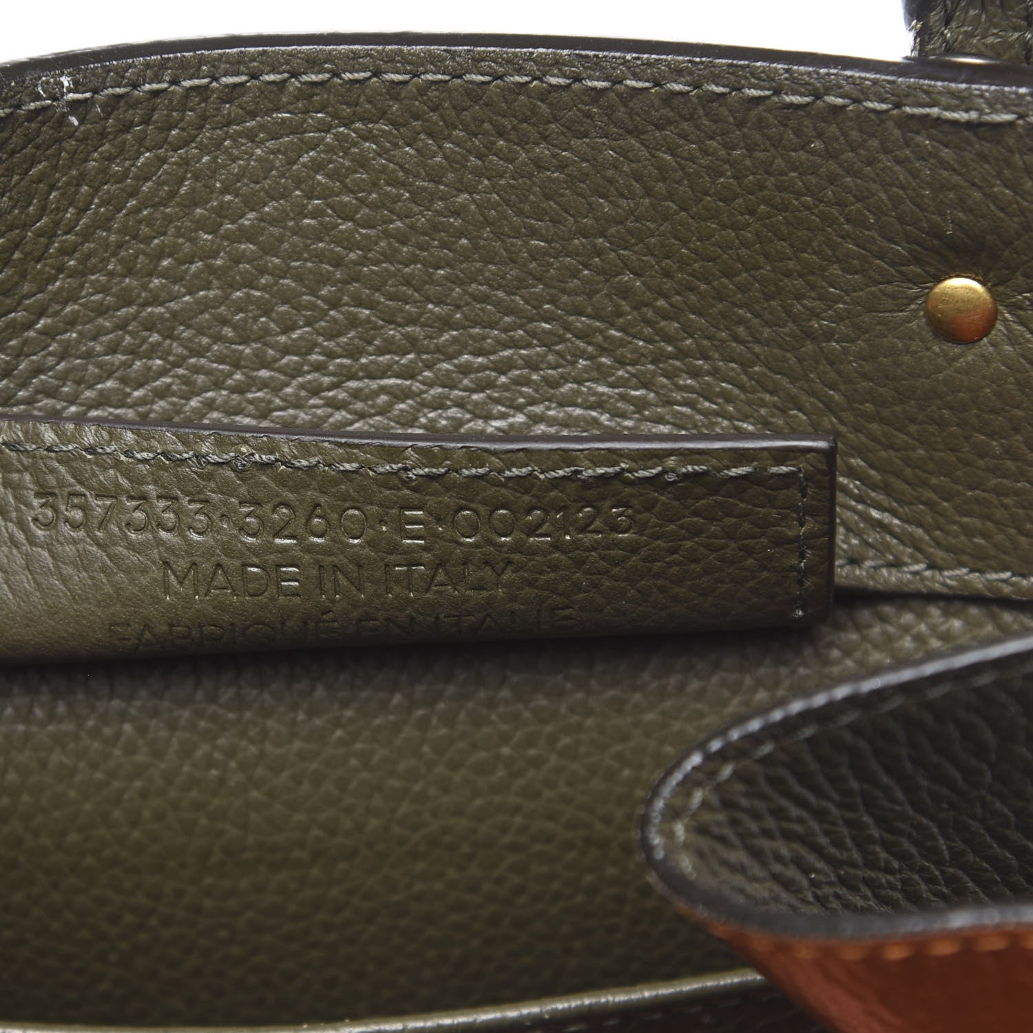 Balenciaga Grained Calfskin Papier Mini A4 Zip Around Tote Green 7 of 13