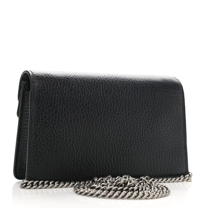 Gucci Calfskin Super Mini Dionysus Shoulder Bag Black 3 of 11