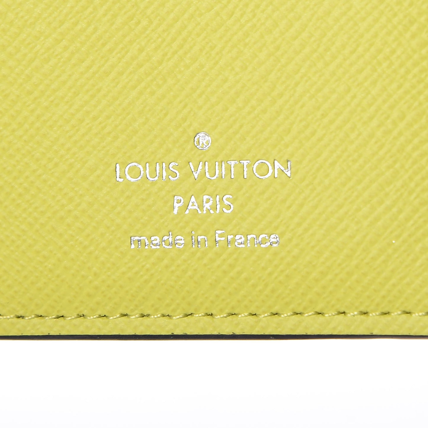 Monogram Taiga Pocket Organizer Yellow