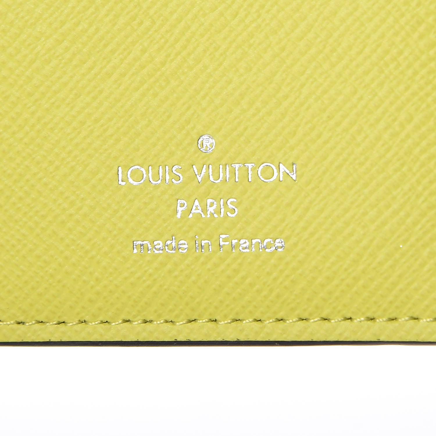 Louis Vuitton Monogram Taiga Pocket Organizer Yellow 6 of 7