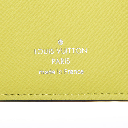 Louis Vuitton Monogram Taiga Pocket Organizer Yellow 6 of 7
