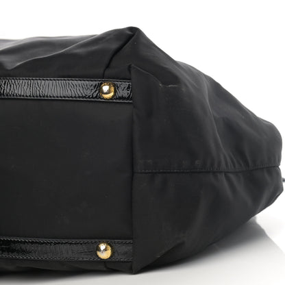 Prada Tessuto Nylon Chain Shoulder Bag Nero Black 9 of 12