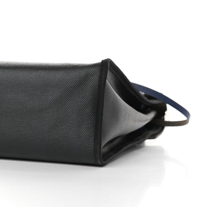 Hermes Toile H Berline Vache Hunter Herbag Zip PM 31 Bleu Encre Black 8 of 10