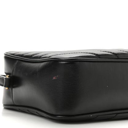 Saint Laurent Calfskin Matelasse Monogram Lou Camera Bag Black 9 of 10