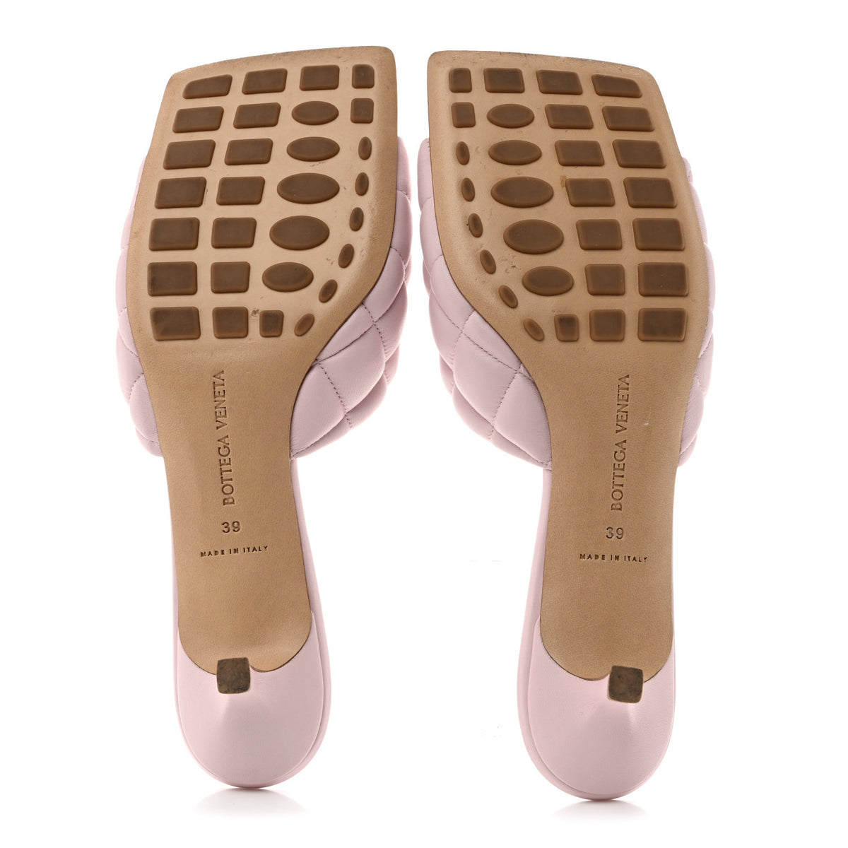 Bottega Veneta Nappa Padded Kitten Heel Mule Sandals 39 Cameo 6 of 12