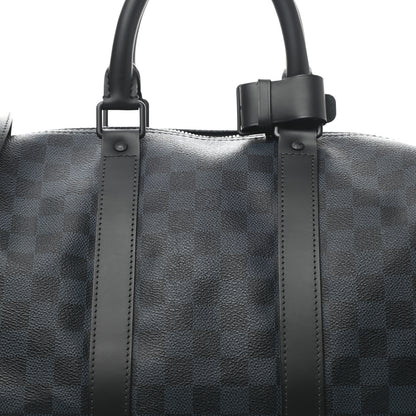 Louis Vuitton Damier Cobalt Keepall Bandouliere 45 9 of 11