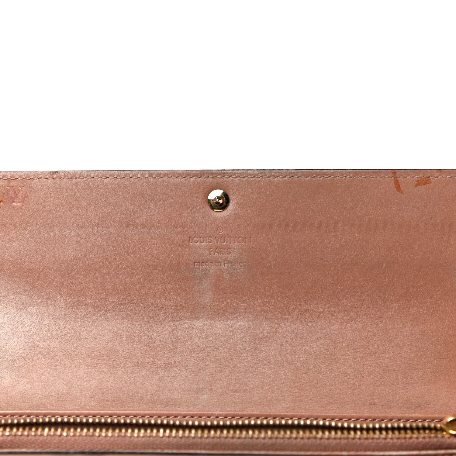 Louis Vuitton Vernis Sarah Wallet Rose Velours 15 of 28