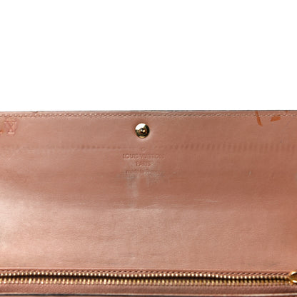 Louis Vuitton Vernis Sarah Wallet Rose Velours 15 of 28