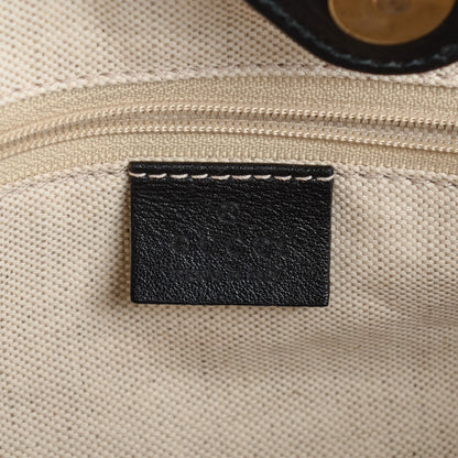 Gucci Monogram Medium Sukey Tote Black 6 of 7