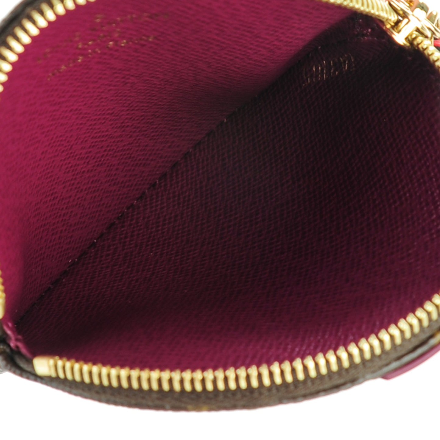Monogram Totem Round Coin Purse Magenta
