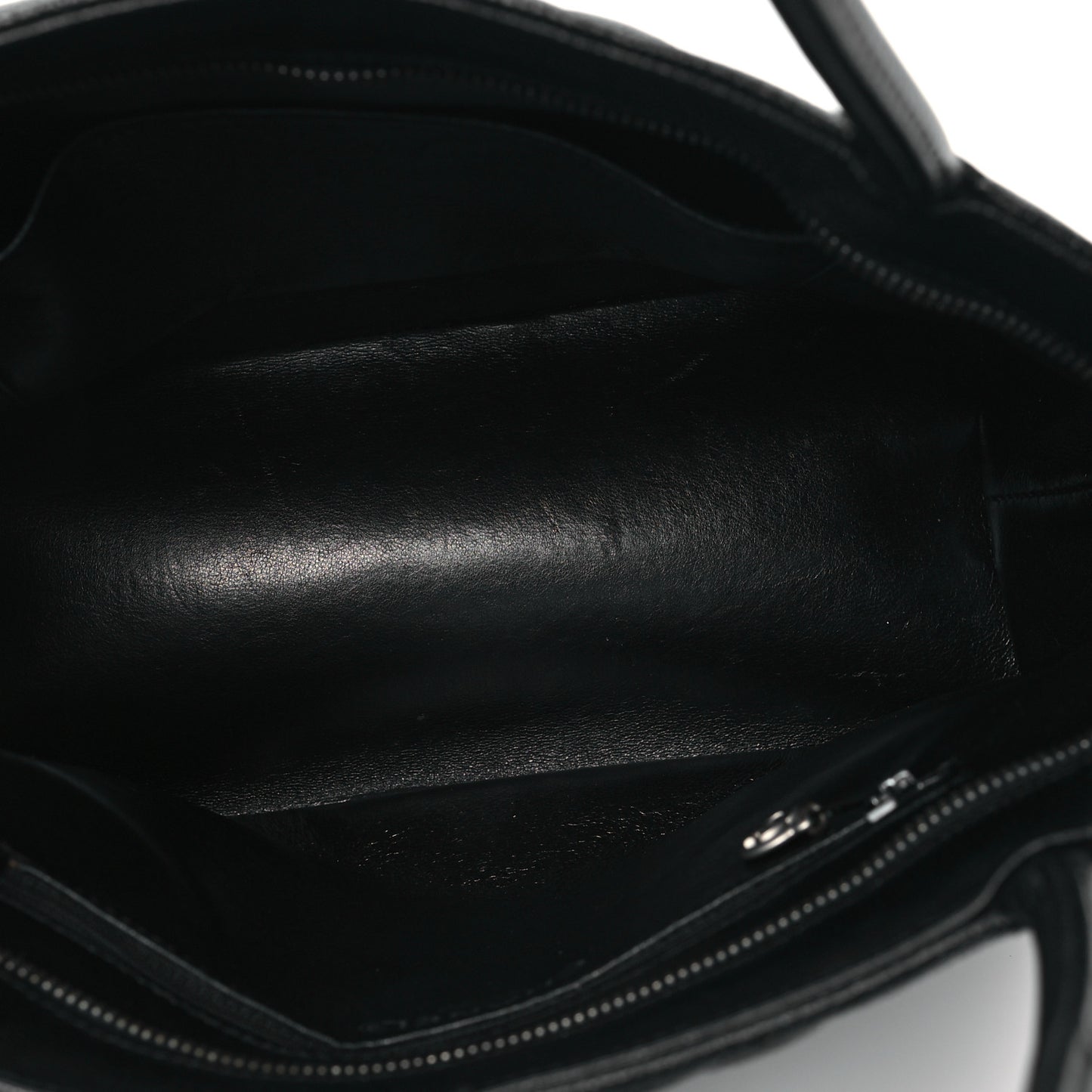 Caviar Quilted Medallion Tote Black