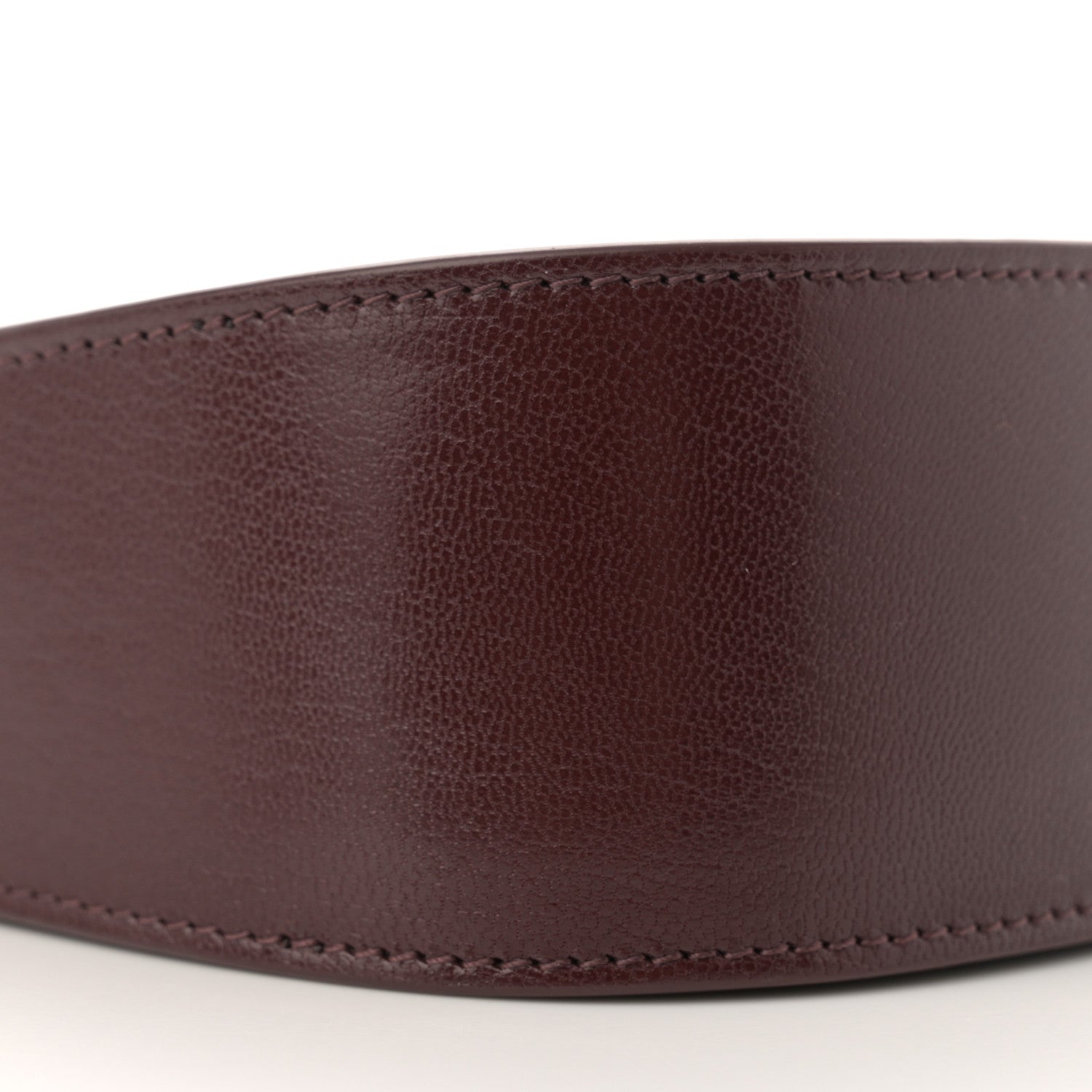 The Row Grained Calfskin Half Moon Shoulder Bag Raisin 9 of 11