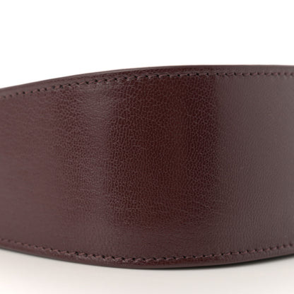 The Row Grained Calfskin Half Moon Shoulder Bag Raisin 9 of 11