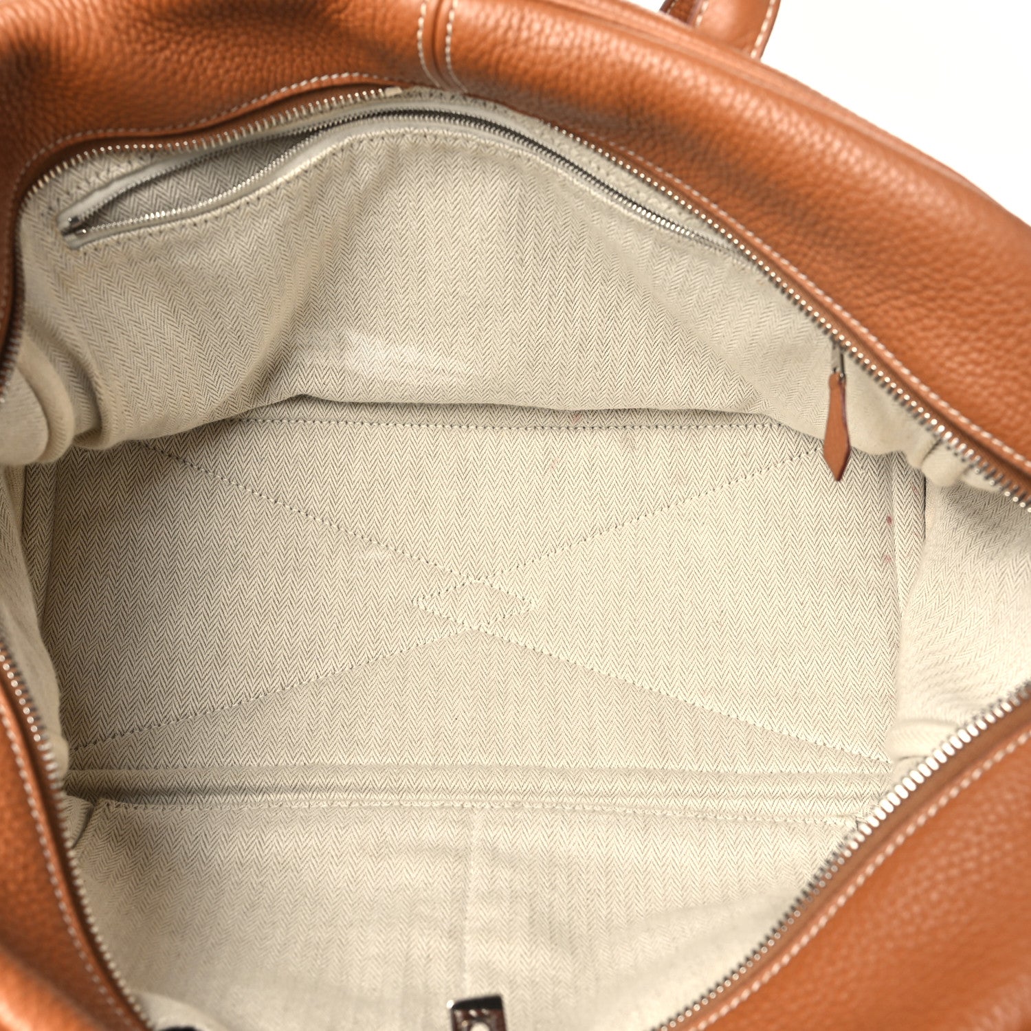Hermes Taurillon Clemence Victoria II 43 Gold 5 of 13