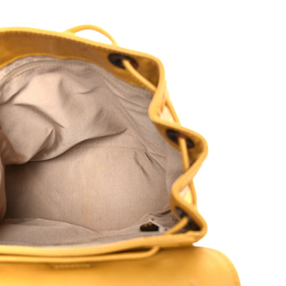 Chanel Caviar Tortoise CC Backpack Yellow 5 of 11