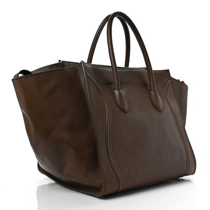 Celine Supple Calfskin Medium Phantom Luggage Taupe 2 of 9