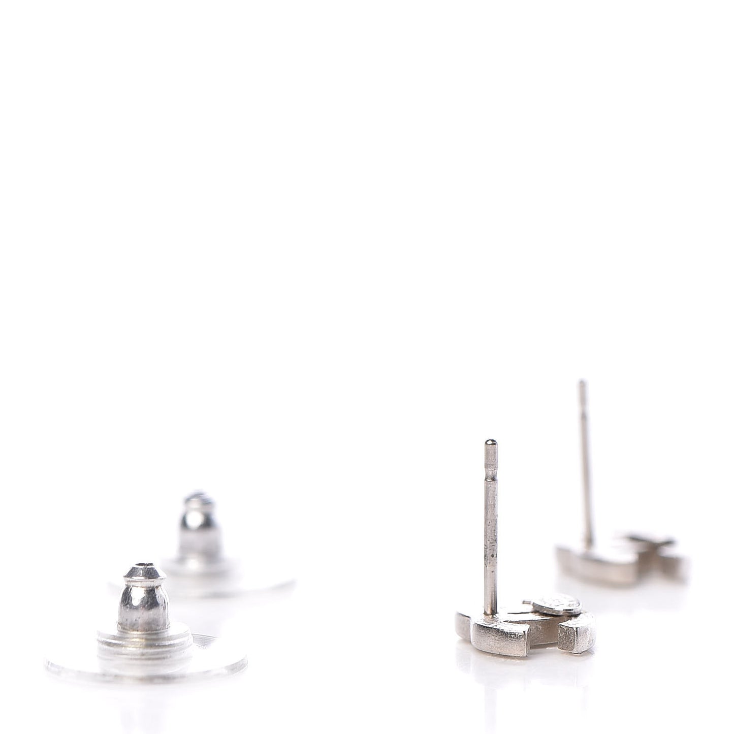 Crystal Mini Timeless CC Earrings Silver