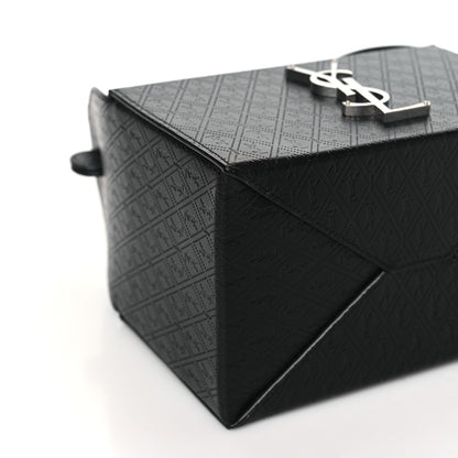 Saint Laurent Calfskin Monogram Take Away Box Black 9 of 10