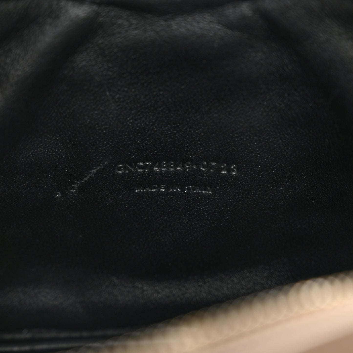 Calfskin Matelasse Monogram Mini Lou Camera Bag Dark Beige