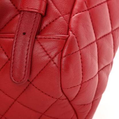 Chanel Lambskin Quilted Small Urban Spirit Backpack Red 14 of 17