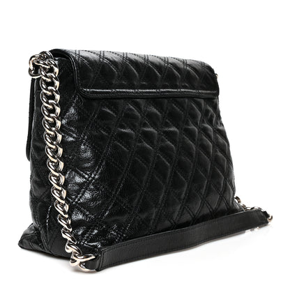 Marc Jacobs Lacquered Lambskin The XL Single Flap Black 3 of 10